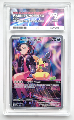 Marnie's Morpeko SVP 206 Black Star Promo Rival Battle Deck Pokemon - Ace 9 Mint - Image 1