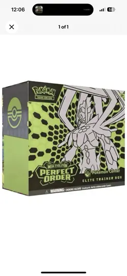 PRE-ORDER Pokemon Center Perfect Order ETB - Confirmed Preorder - Image 1