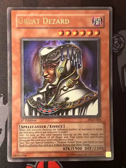 Great Dezard PGD-020 1st Edition Ultra Rare LP - Image 2