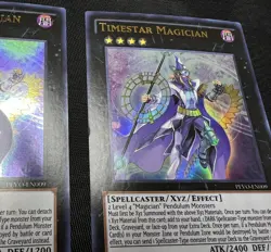 Yu-Gi-Oh! Timestar Magician PEVO-EN009 Ultra Rare 1st Ed x3 NM/M x2 & VLP x1 Set - Image 5