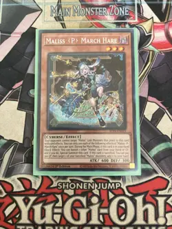 Maliss P March Hare Secret Rare 1st Edition ALIN-EN023 Yugioh - Image 1