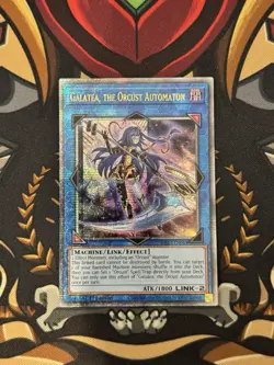 YUGIOH GALATEA, THE ORCUST AUTOMATON QUARTER CENTURY SECRET RARE RA03-EN044 NM - Image 1