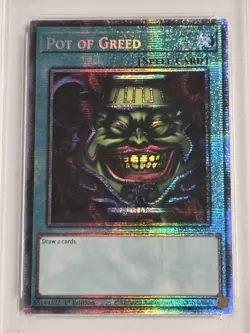 Pot of Greed MP25-EN050 PSA 10 GEM MINT Starlight Rare Yugioh 1st Edition - Image 2
