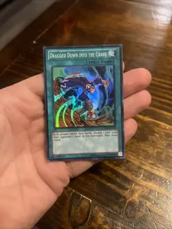Dragged Down into the Grave - LCYW-EN174 - Super Rare - 1st Edition NM Yugioh - Image 1