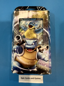 ( BLASTOISE - V Battle Deck ) - Pokemon TCG - New Factory Sealed - 60 Card Deck - Image 1