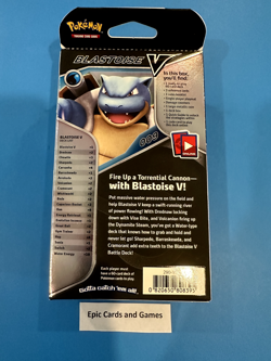 ( BLASTOISE - V Battle Deck ) - Pokemon TCG - New Factory Sealed - 60 Card Deck - Image 2