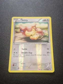 Skitty 113/149 Common Reverse Holo Pokemon Card Boundaries Crossed LP - Image 1