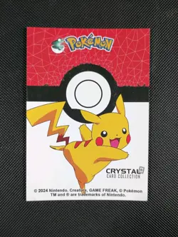 Pokemon #007 Squirtle Stained Glass Crystal Card Collection Holo (2024) - Image 2
