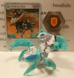 Bakugan Vicerox Ultra White Haos B500 Battle Planet - Card - Cores - Image 2