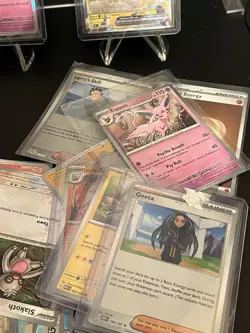 65 Card Lot Of Modern Pokemon Cards Holos, Reverse Holos, Pikachu, Mewtwo, Eevee - Image 4