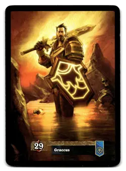 World of Warcraft 2006 Graccus Azeroth Oversize 4/16 Trading Card - Image 1