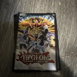 20 Card Deck Protectors Duelist Card Sleeves Yugioh Kaiba Yugi Joey Black Color - Image 1
