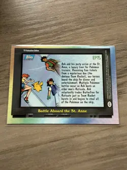 TOPPS POKEMON CARD Battle Aboard The St. Anne #EP15 2000’s - Image 2