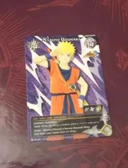 Goku Outfit Naruto Uzumaki Trading Card Ultimate Ninja Storm 3 Exclusive Bonus - Image 1