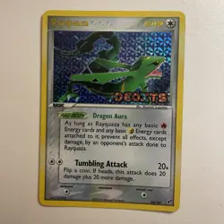 Rayquaza 22/107 Reverse Holo Rare Stamped EX Deoxys Pokemon Card LP - Image 1