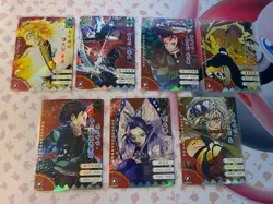 SSR Demon Slayer Trading Cards Kimetsu No Yaiba lot(7) - Image 1