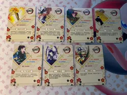 SSR Demon Slayer Trading Cards Kimetsu No Yaiba lot(7) - Image 2