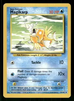 Pokemon Card Magikarp (Base Set 2) 50/130 Non-Holo Uncommon TCG!!!!!!! - Image 1