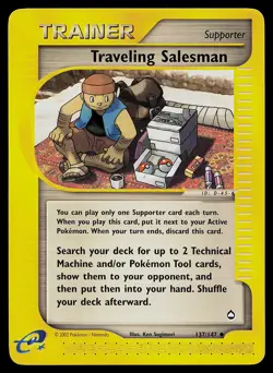 Pokemon Card - Traveling Salesman Aquapolis 137/147 Non Holo - Image 1