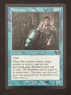 1x MTG Snapcaster Mage (Retro Frame) - Innistrad Remastered (INR) #478 - Magic - Image 1
