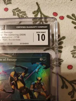 2024 Magic The Gathering Wolverine Rite of Passage Foil Secret Lair #1739 CGC 10 - Image 3