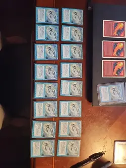 MTG Ice Age - Mystic Remora Lot Of 17, Lot Of 7 Red Elemental Blast - Image 4