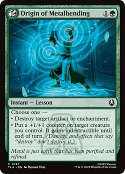 2x Origin of Metalbending - Foil TLA NM MTG - Image 1