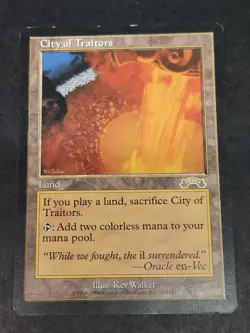 City of Traitors - Exodus - MP to LP Condition ** MTG Magic Reserved List 4 of 4 - Image 1