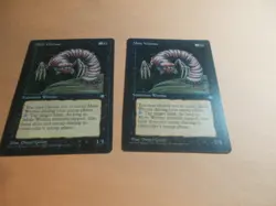 Mole Worms x2 MTG Ice Age Black Common Creature LP - Image 1