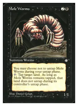 Mole Worms Ice Age MTG - NM+ - Image 1