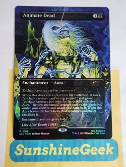 Animate Dead (Rainbow Foil) Secret Lair Drop Foil - Image 1