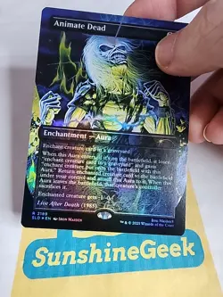 Animate Dead (Rainbow Foil) Secret Lair Drop Foil - Image 2