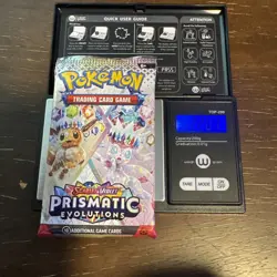 22.07g HEAVY - Pokemon TCG Prismatic Evolution Booster Pack!Possible GOD - Image 1