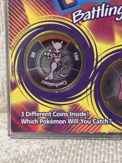 Hasbro Pokemon Battling Coin Game - Mewtwo Ditto And Snorlax - Nintendo 1999 - Image 3