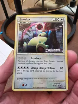 Pokemon Call of Legends Prerelease Promo Holo Snorlax 33/95 - Image 1