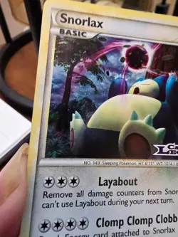 Pokemon Call of Legends Prerelease Promo Holo Snorlax 33/95 - Image 2