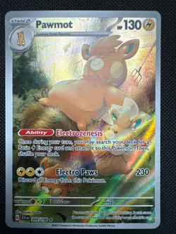 Pokemon Pawmot TCG Illustration Rare Card 209/198 Scarlet & Violet SV01 - Image 1