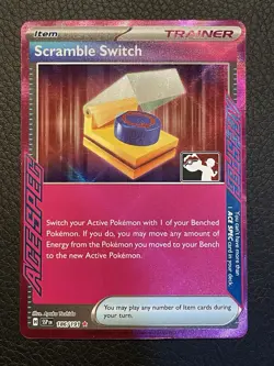 Pokemon Prize Pack Series 7 Surging Sparks, Scramble Switch, Ace Card 186/191 - Image 2