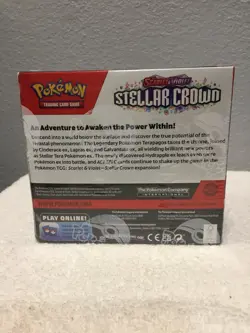Pokemon TCG Scarlet & Violet: Stellar Crown Booster Box Factory Sealed!!🔥🔥 - Image 3