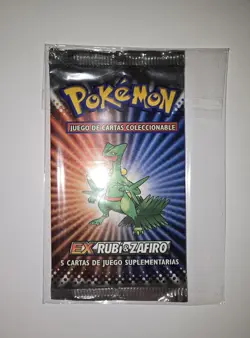 EX Ruby & Sapphire (EX Rubi & Zafiro) Spanish Booster Pack Pokemon - Image 1