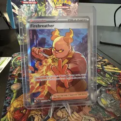 Pokemon TCG Phantasmal Flames Firebreather 119/094 Full Art NM English - Image 1