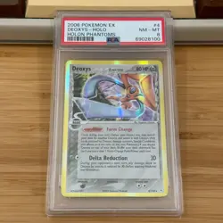 2006 Pokemon Ex Holon Phantoms 4 Deoxys - Holo PSA 8 NM-MT - Image 1
