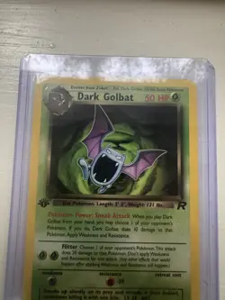 Pokemon TCG Dark Golbat Non-Holo Rare 24/82 Team Rocket NM 1st Edition - Image 2