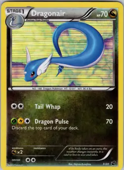 Dragonair (3) 3/20 Dragon Vault Holo Pokemon TCG NM - Image 1