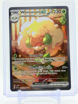2025 Pokemon WHIMSICOTT EX #165/086 SV: White Flare Special Illustration Rare 💎 - Image 1