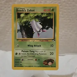 Pokemon Brock's Zubat Gym Heroes 74/132 Common 40 HP Regular Basic English - Image 1