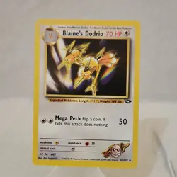 Pokemon Blaine's Dodrio Gym Challenge 32/132 Uncommon 70 HP Regular English - Image 1