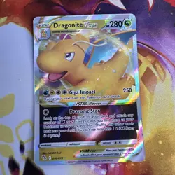 Pokemon TCG Dragonite VSTAR Pokemon GO 050/078 Holo Ultra Rare - Image 1