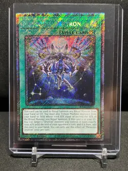 Meteonis Drytron RA04-EN096 1st Edition Platinum Secret Rare Yu-Gi-Oh! NM - Image 1