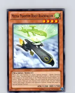 Yu-Gi-Oh TCG Mecha Phantom Beast Blackfalcon LTGY-EN023 Unlimited Common Card NM - Image 1